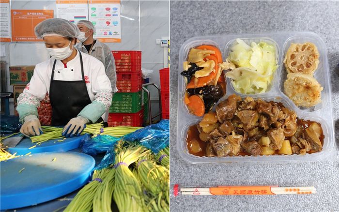 Bên trong căn bếp nấu 10.000-20.000 suất ăn cho bệnh viện ở tâm dịch Vũ Hán