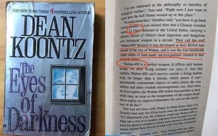 'Virus Vũ Hán' xuất hiện trong tiểu thuyết kinh dị năm 1981