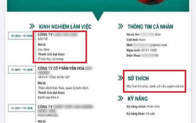 Bản CV xin việc với kinh nghiệm từng làm bảo vệ và sở thích 'ngắm mỹ nữ' của chàng thanh niên khiến CĐM cười ngất