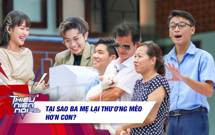 Cậu bé lớp 10 ghen tỵ vì bố mẹ thiên vị mèo cưng ra mặt khiến Gil Lê - Khả Ngân cười no nê