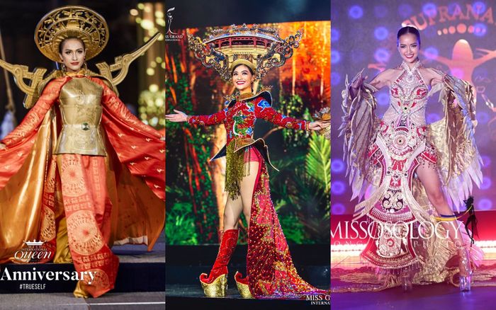 Trang phục dân tộc: Vận đen bao giờ mới 'buông tha' đại diện Việt, hết Ngọc Châu - Kiều Loan lại đến Hoài Sa