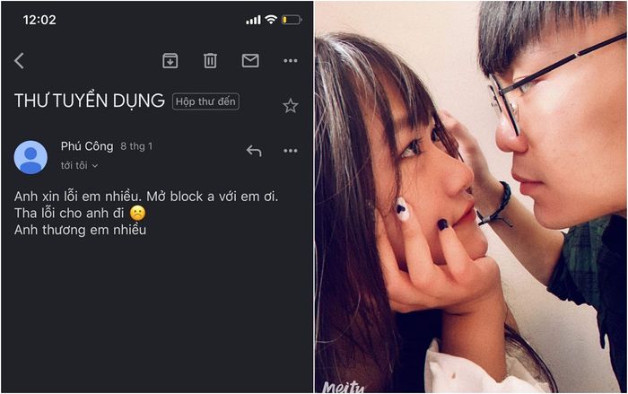 Chàng trai tung chiêu dỗ bạn gái bằng 'mail tuyển dụng' khiến dân tình 'bái phục sát đất'