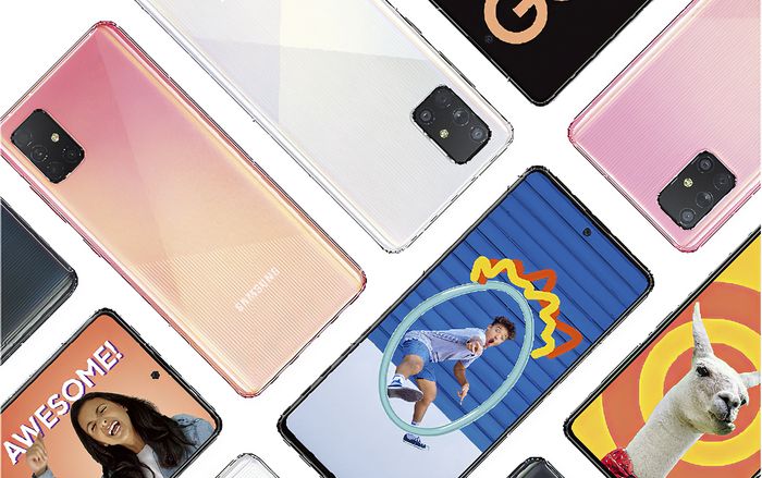 Samsung ra mắt Galaxy A71 và Galaxy A51 phiên bản hồng