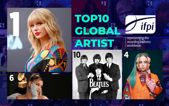 Top10 nghệ sĩ bán chạy nhất hành tinh trong năm 2019: The Beatles khẳng định 'đẳng cấp là mãi mãi', Taylor Swift xuất sắc đạt Quán Quân lần thứ 2