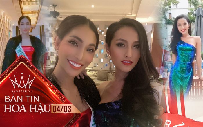 Hoài Sa thả dáng quyến rũ, Vicky Trần catwalk xoay người đẹp 'mê mẩn' tại Miss International Queen