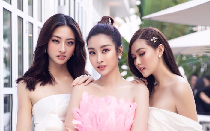 Đỗ Mỹ Linh hoá 'hồng hạc' kiêu sa, Tường San - Lương Thuỳ Linh cũng bung lụa khoe nhan sắc hơn người