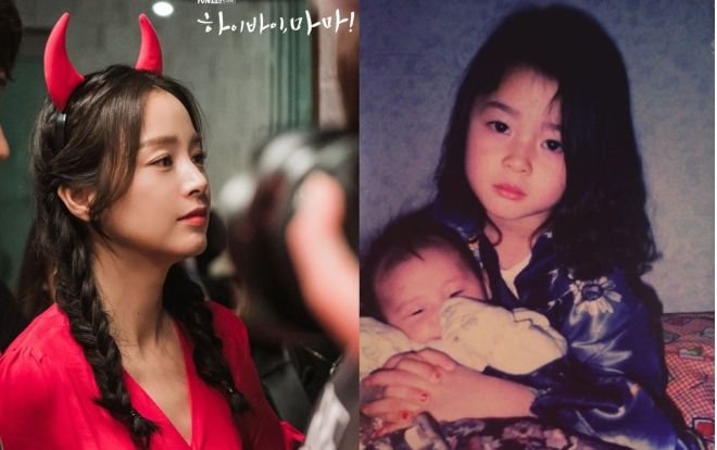 Ảnh hồi bé tuyệt đẹp của Kwon Nara được 'đào mộ' - Vẻ đẹp của Kim Tae Hee trong phim Hi, Bye Mama! gây choáng