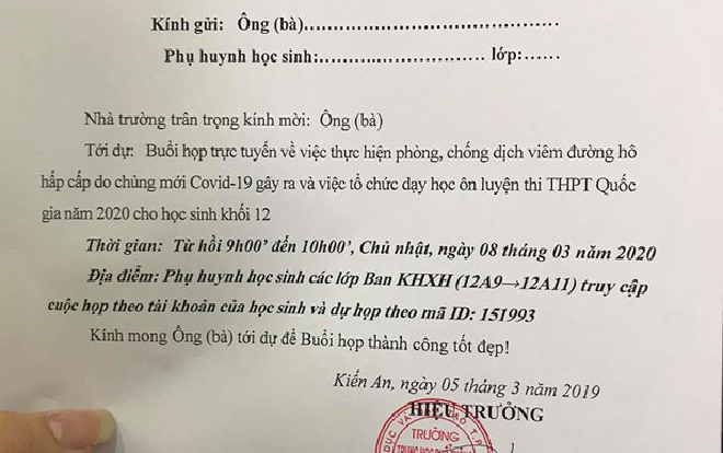 Nghỉ học dài hạn vì dịch COVID-19, nhà trường quyết định tổ chức họp phụ huynh online khiến CĐM 'cười ra nước mắt'