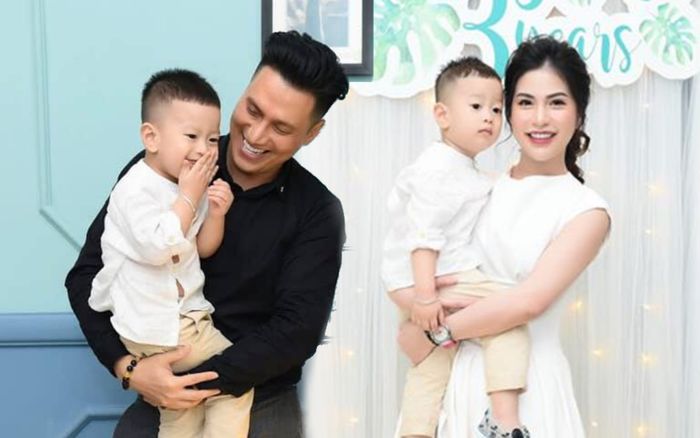 Việt Anh cùng vợ cũ tổ chức tiệc sinh nhật mừng con trai tròn 3 tuổi