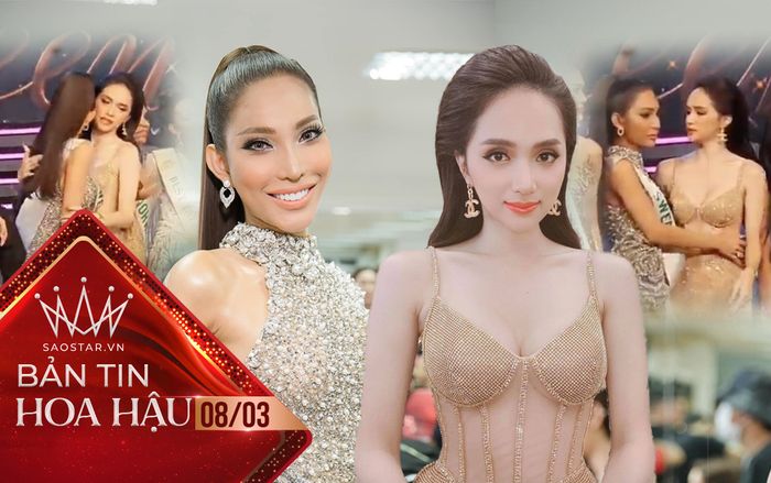 Khoảnh khắc đẹp: Hương Giang dang tay ôm động viên Vicky Trần tại Miss International Queen 2020