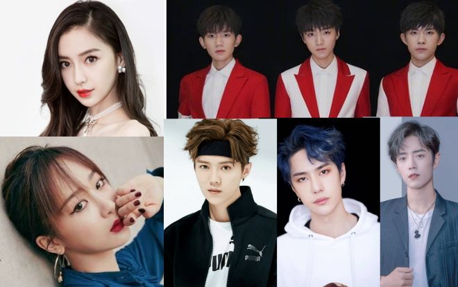 Bảng xếp hạng minh tinh lưu lượng Hoa ngữ: TFBoys, Tiêu Chiến xếp sau Thái Từ Khôn khiến dân tình dậy sóng
