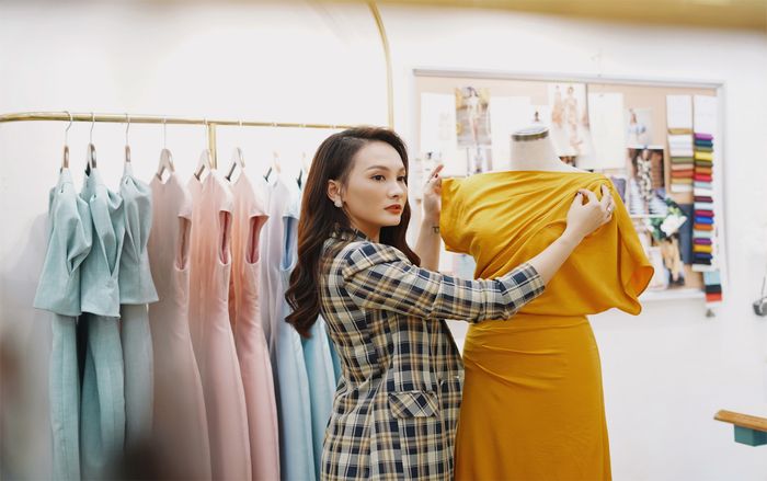 Diễn viên Bảo Thanh thử sức làm nhà thiết kế thời trang