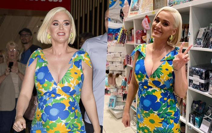 Katy Perry xuất hiện với chiếc bụng bầu đi mua đồ chơi cho em bé sắp sinh tại Úc