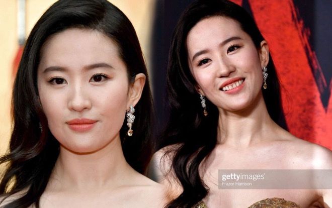 Nhan sắc gây 'tranh cãi' của 'Thần tiên tỷ tỷ' - Lưu Diệc Phi tại buổi ra mắt phim điện ảnh 'Mulan'