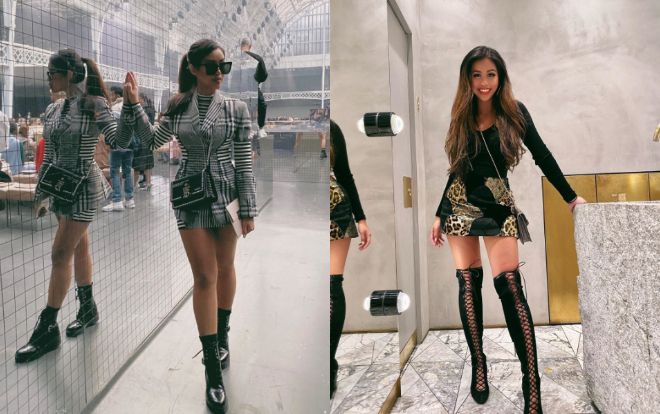 Em chồng Hà Tăng dự show thời trang dày đặc tại Milan, London trước khi bị cách ly vì nCov