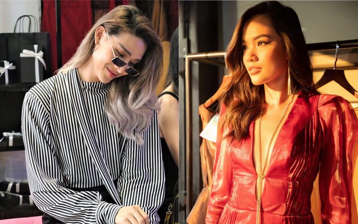 Mẫu phi giới tính, Hoàng Phương HHHV đọ sắc quyến rũ cùng nhau tại sự kiện