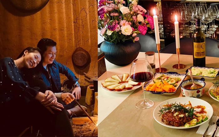 'Chiều vợ' như Shark Hưng: Tự tay nấu nướng còn tỉ mỉ trang trí bàn tiệc 'sang chảnh' đúng chuẩn phong cách châu Âu