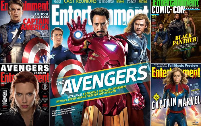 Cùng điểm qua tất cả hình ảnh trong MCU được lên trang bìa của tạp chí Entertainment Weekly