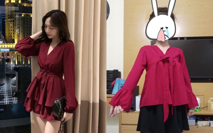 Góc toang! Đặt mua bộ jumpsuit sang chảnh, cô gái 'dở khóc dở cười' khi nhận về chiếc áo bầu như hàng chợ
