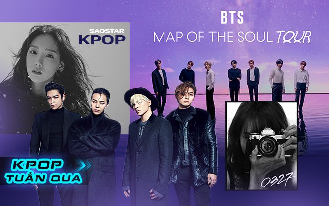 Kpop tuần qua: BTS hủy concert tại California, Lisa (BlackPink) ‘cháy hàng’ photobook, Big Bang tái kí hợp đồng với YG, Taeyeon hoãn lịch comeback vì bố qua đời