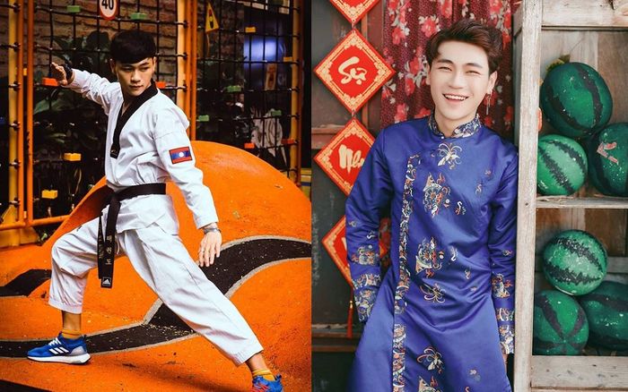 'Hot boy võ thuật Lào' chia sẻ niềm đam mê với Taekwondo, 'bật mí' lí do sang Việt Nam du học