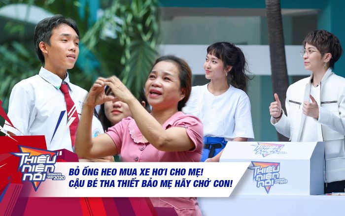 Cậu trai lớp 9 quyết mua xe hơi cho mẹ đi làm, 'gom ý tưởng vào heo đất' khiến Gil Lê khâm phục