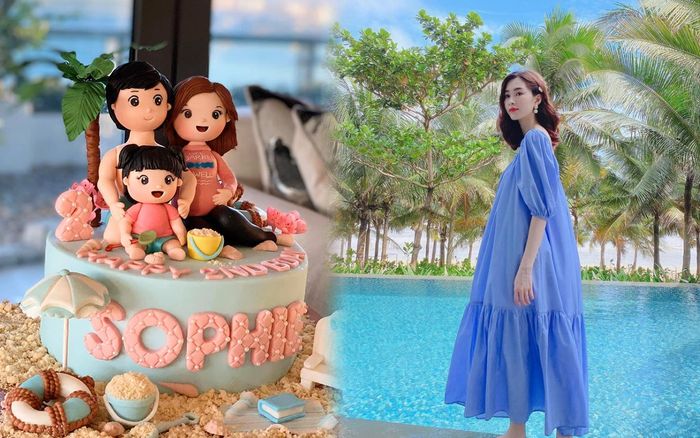 Đăng ảnh sinh nhật con gái, Hoa hậu Thu Thảo ngầm thừa nhận nghi vấn mang thai lần 2