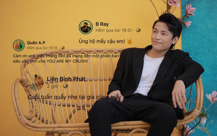 Cover nhạc của Quân A.P, Việt Thắng được chính chủ lẫn B Ray, Liên Bỉnh Phát ủng hộ nhiệt tình