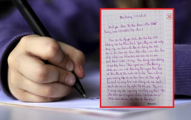 Xúc động trước bức thư của HS lớp 2 gửi Phó Thủ tướng Vũ Đức Đam: ‘Con yêu bác, yêu Hà Nội, yêu tổ quốc Việt Nam’