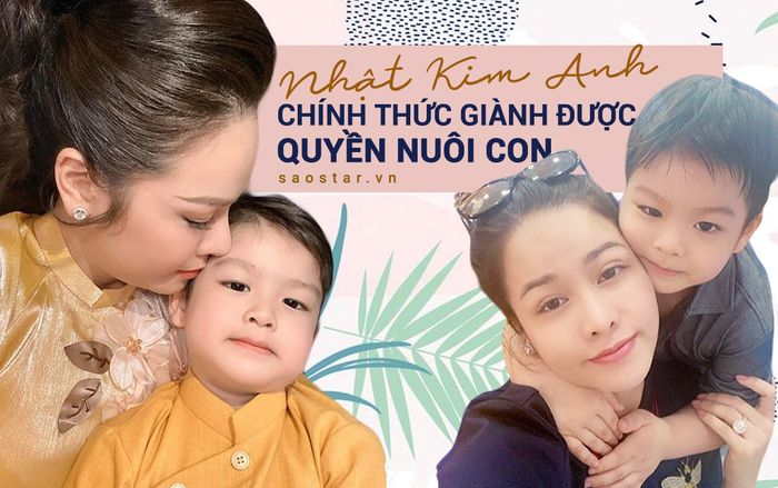 Nhật Kim Anh chính thức giành được quyền nuôi con sau nhiều ồn ào đấu tố chồng cũ