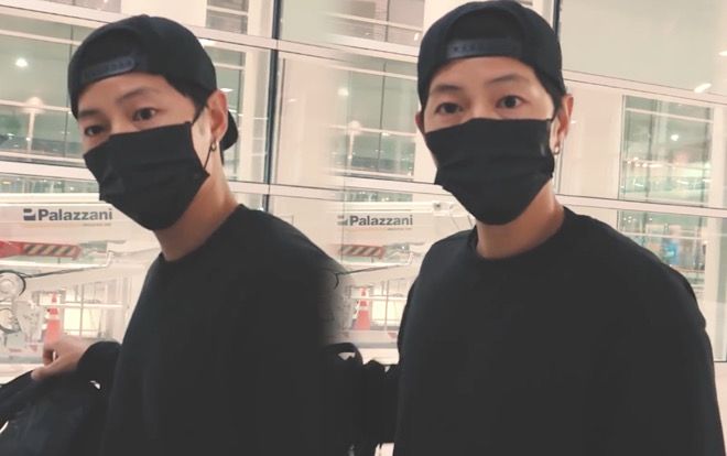 Song Joong Ki đeo khuyên tai, trở về từ vùng dịch COVID-19: Tự cách ly 2 tuần!