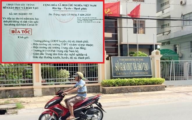 Sau 2 tuần trở lại trường, một tỉnh tiếp tục cho học sinh - sinh viên nghỉ học từ 24/3 phòng dịch COVID- 19