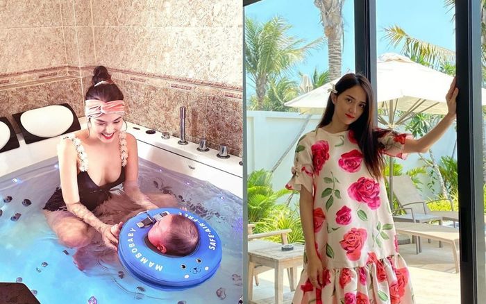 Chẳng cần khoe đường cong trứ danh, Hương Giang mặc váy hoa thùng thình vẫn xinh như mộng