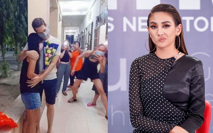 Hết dạy catwalk, Võ Hoàng Yến tiếp tục khiến dân tình 'cười mệt nghỉ' với màn 'hóng hớt' cặp đôi tỏ tình tại khu cách ly