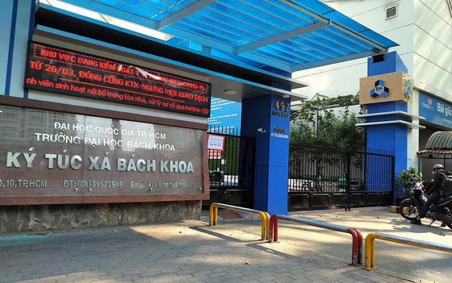 KTX ĐH Bách Khoa giới nghiêm cấp độ 2, sinh viên chỉ sinh hoạt nội bộ