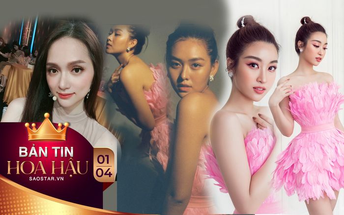 Hương Giang đẹp dịu dàng với tóc rẽ ngôi, Tường San hóa hồng hạc 'đụng hàng' Đỗ Mỹ Linh