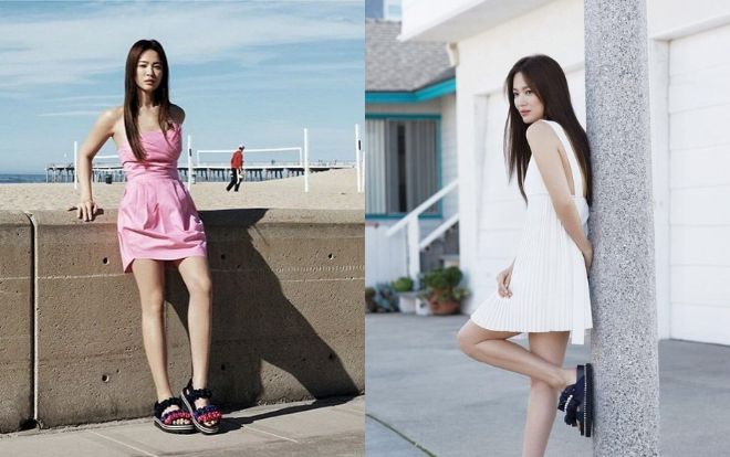 Song Hye Kyo chứng minh sandals thô kệch cực hot trong hè 2020