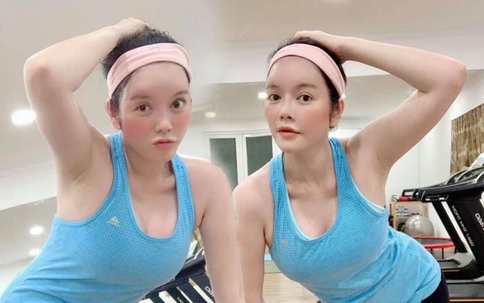Lý Nhã Kỳ khoe mặt mộc xinh đẹp khi tập thể dục ở nhà nhưng tiết lộ này mới là điều đáng chú ý