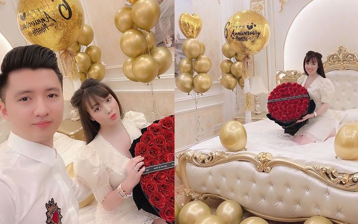 Dù ở nhà tránh dịch, ông xã Âu Hà My vẫn chu đáo dành tặng vợ điều lãng mạn nhân dịp kỷ niệm ngày cưới