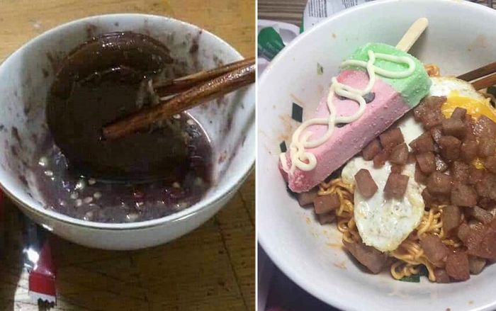 'Hết hồn' với những pha kết hợp đồ ăn của dân mạng: Hết socola chấm nước mắm đến bánh mì phết kem… đánh răng