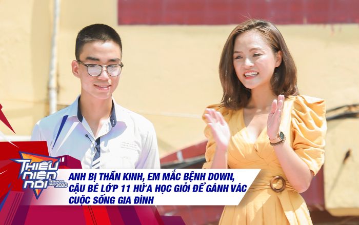 Thu Quỳnh bật khóc vì cậu bé lớp 11: Nghị lực đáng nể dù có anh bị thần kinh, em trai mắc bệnh Down