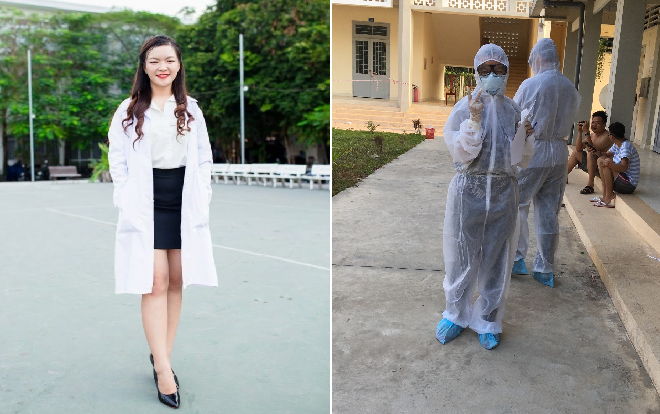 Nữ sinh trường HIU tình nguyện tham gia hỗ trợ tại khu cách ly: ‘Nếu ai cũng sợ chết, thì ai sẽ làm những công việc này đây?’