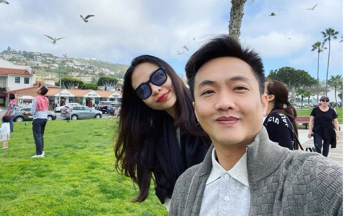 Cường Đô La 'than thở' bụng ngày càng to do bà xã Đàm Thu Trang