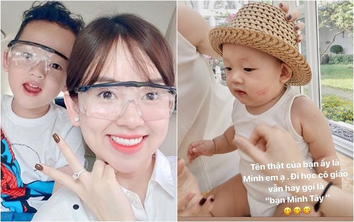 Ly Kute lần đầu công khai tên thật của con trai và biệt danh mà cô giáo đặt cho cậu bé ở trường