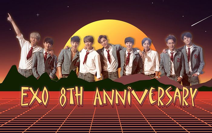 #EXO8thAnniversary cùng nhiều hashtag lấp đầy trending toàn cầu cho 8 năm hoạt động của EXO