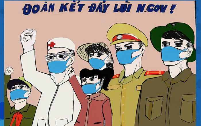 Sinh viên Kiến trúc Đà Nẵng thể hiện tinh thần chống dịch theo cách riêng của mình