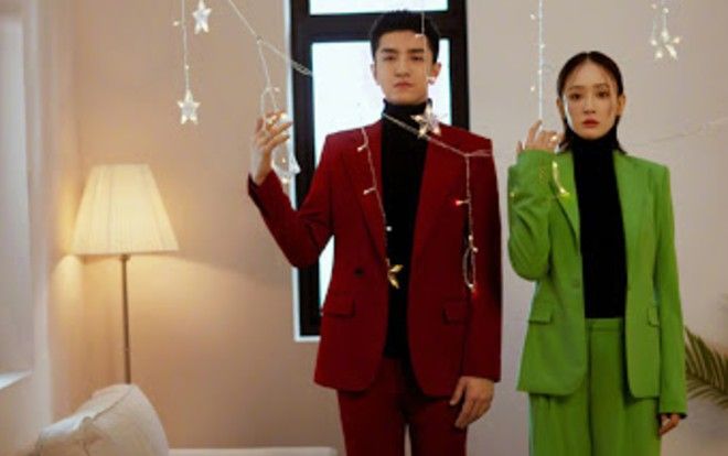 Trần Kiều Ân và Kim Hạn quay cảnh hôn trong 'Gặp được em rực rỡ'