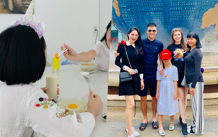 Con gái Công Vinh - Thuỷ Tiên lớn phổng phao, thích xuống bếp nấu ăn giỏi giang giống hệt mẹ