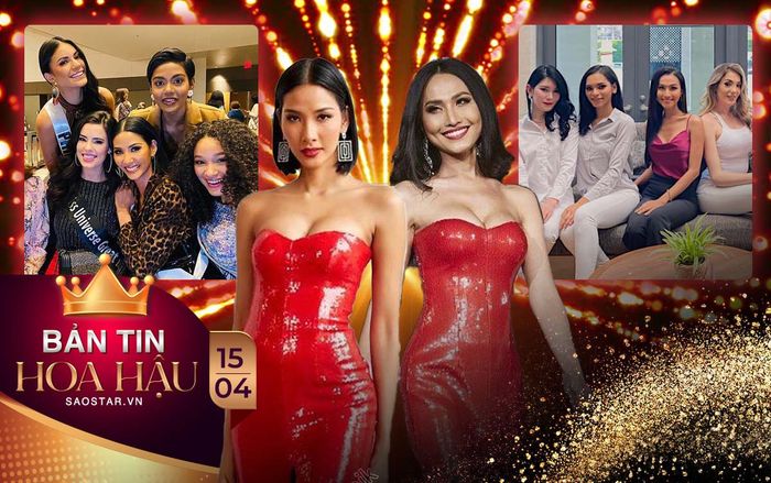 Hoàng Thùy - Hoài Sa  'tái ngộ' dàn mỹ nhân Miss Universe - Miss International Queen