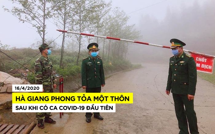 Hà Giang phong tỏa một thôn sau khi có ca COVID-19 đầu tiên